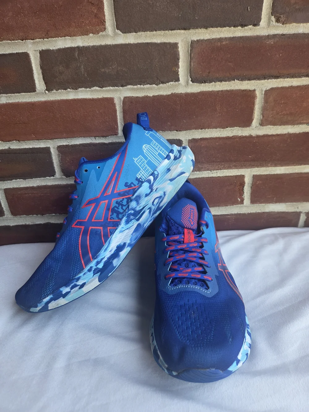 ASICS Gel-Noosa Tri 13 Boston Marathon 2021 Men’s Size 9 Blue Running Shoes